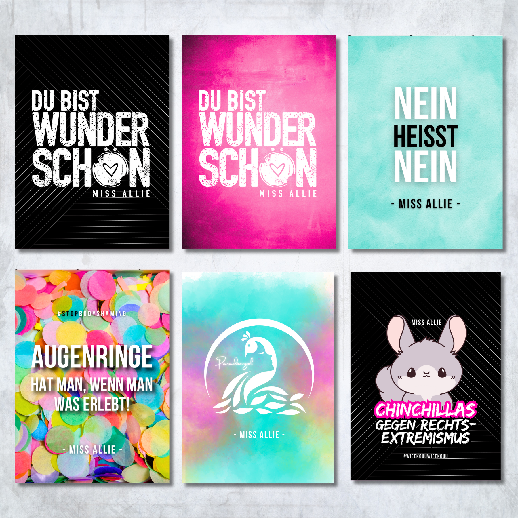 Thumbnail 2 von NEU! Postkartenset „Paradiesvogel“